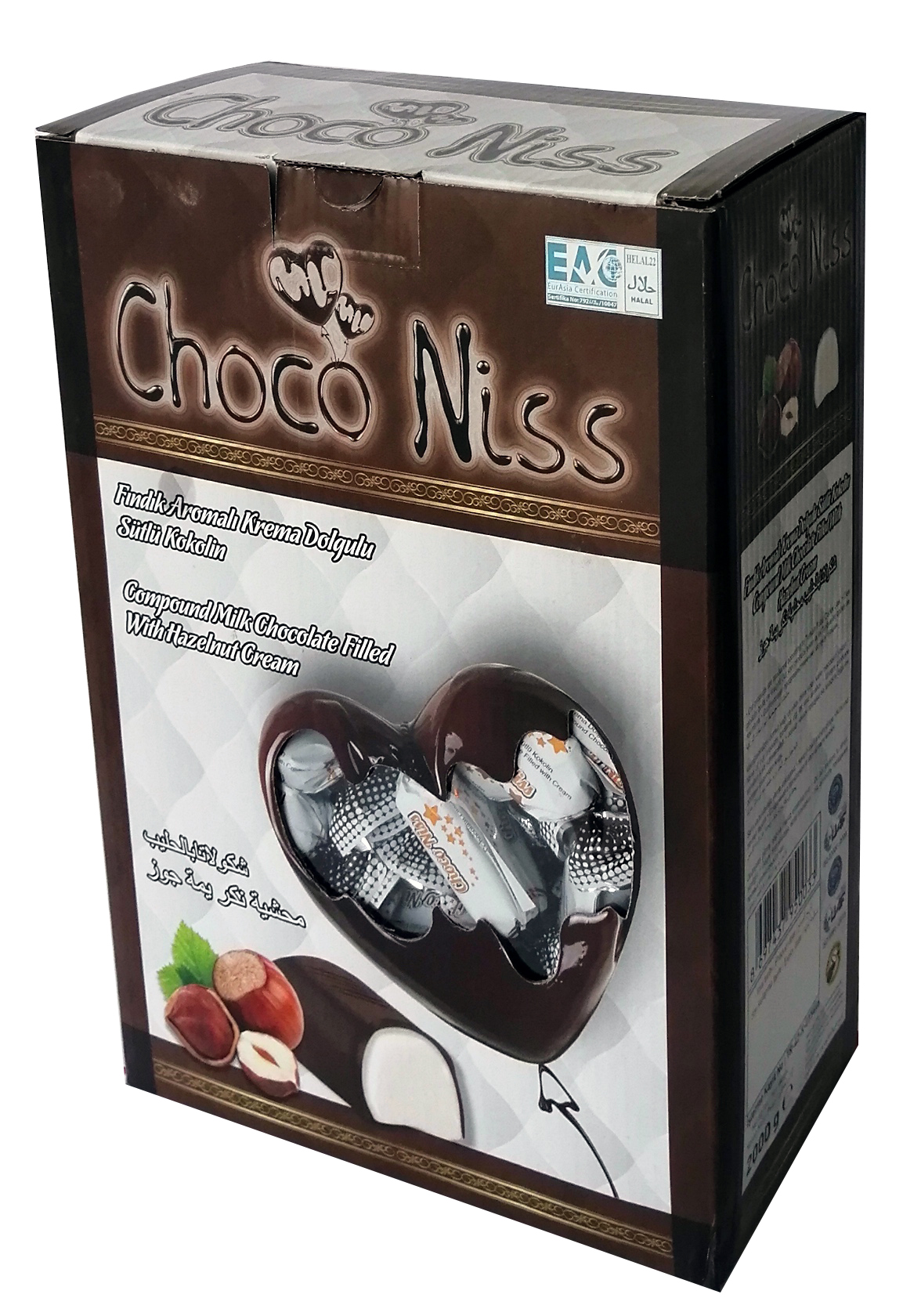 choco☆choco Choco Niss Hazelnut - Ikonia Chocolate - Ikonia Chocolate
